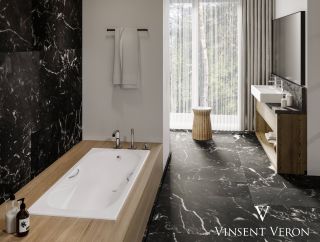 Ванна чугунная Vinsent Veron Aura VAU1707542 170x75см без отверстий для ручек